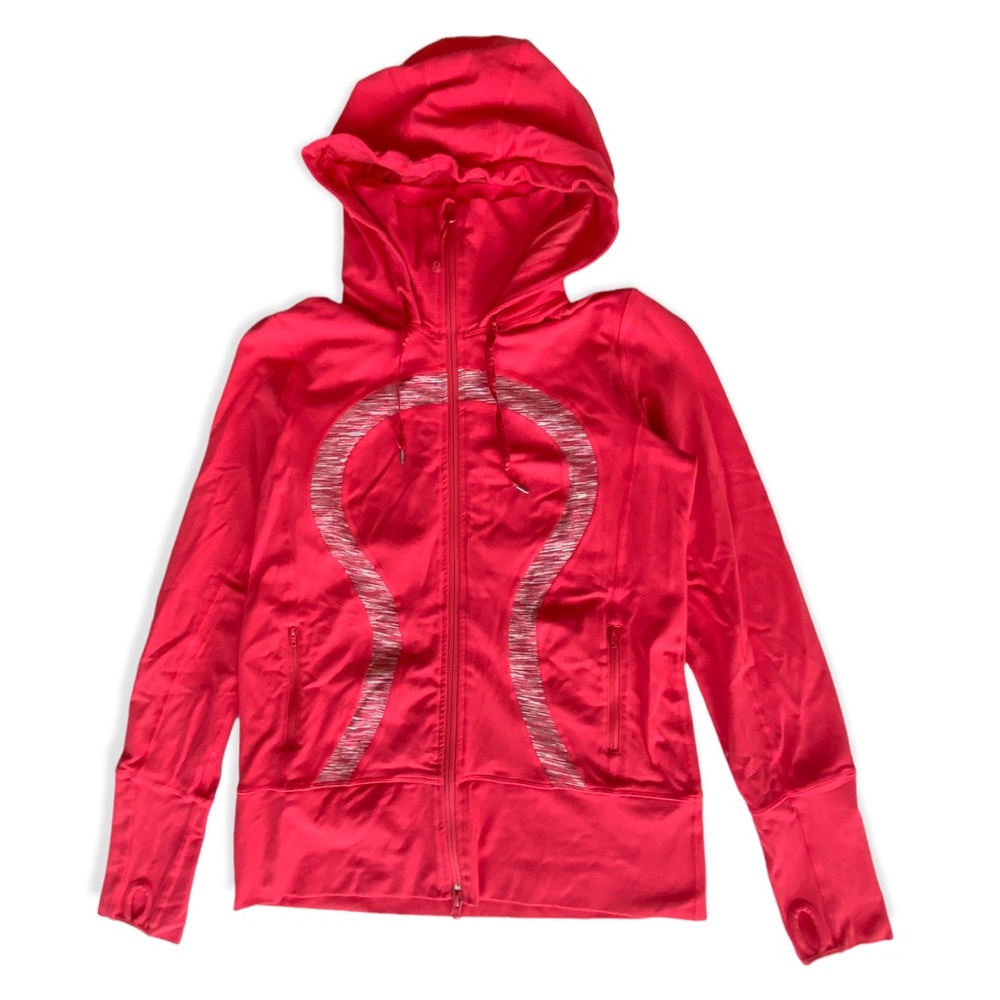 Women's Red Hooded Jacket